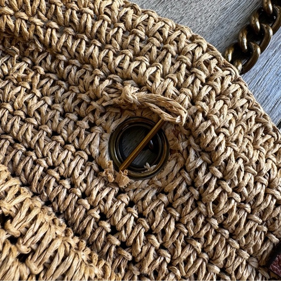 Kurt Geiger London Chelsea Raffia Tote Bag | Refular Condition - Picture 10 of 10